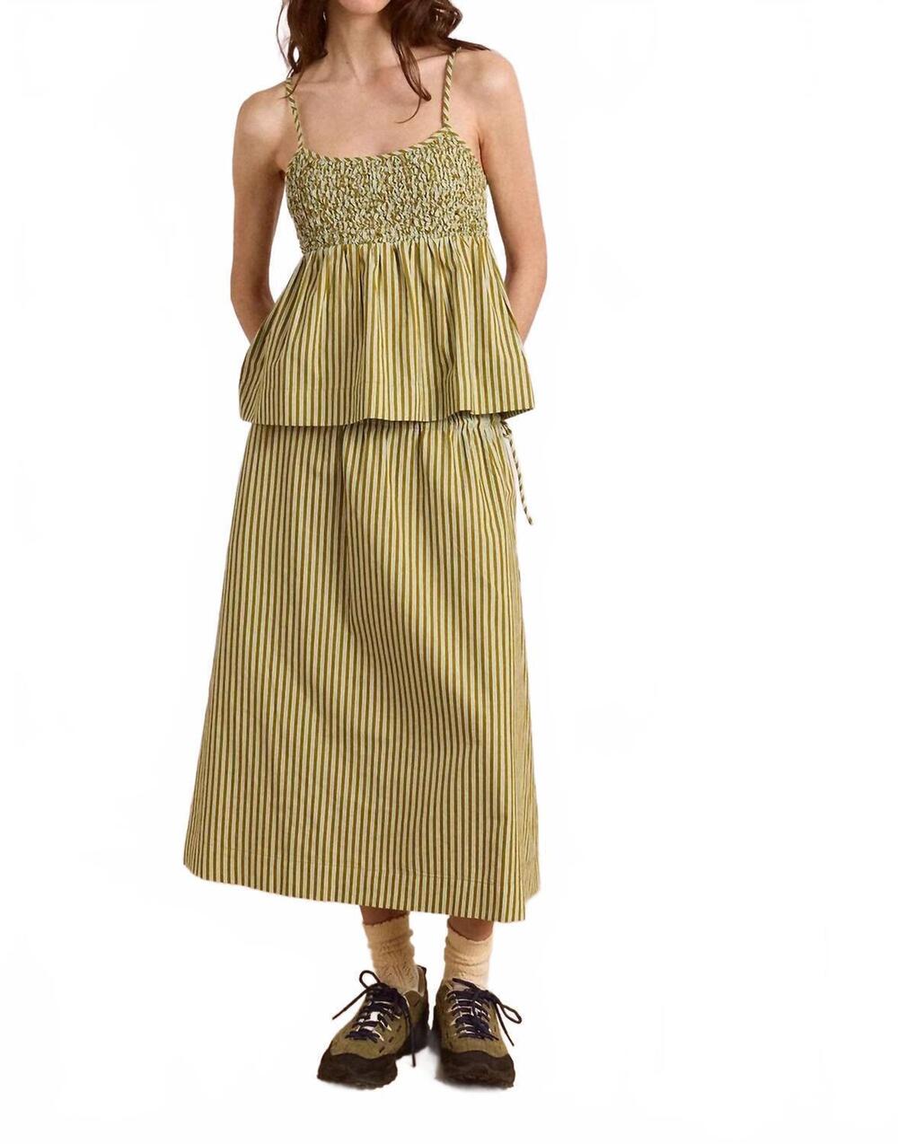 NEW DAMSON MADDER dinah cami top in basil